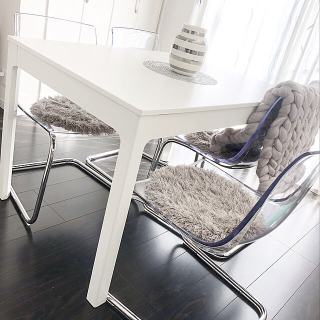 aripiのイケア-[IKEA/イケア/通販]EKEDALEN エーケダーレン 伸長式テーブル, ホワイト[IE](a)(50340808)の家具・インテリア写真
