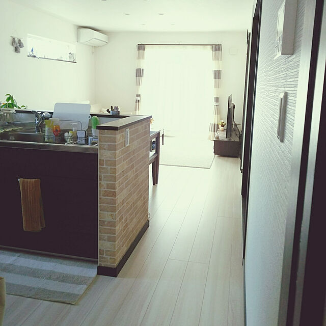 kojikojiのオカ-うちねこ 洗える キッチンマット 45×120cm / 45×180cm / 45×240cmの家具・インテリア写真