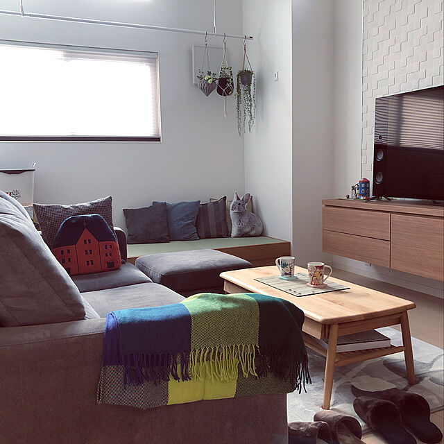 momongaの-選べる7色 チェックストール チェックマフラーの家具・インテリア写真