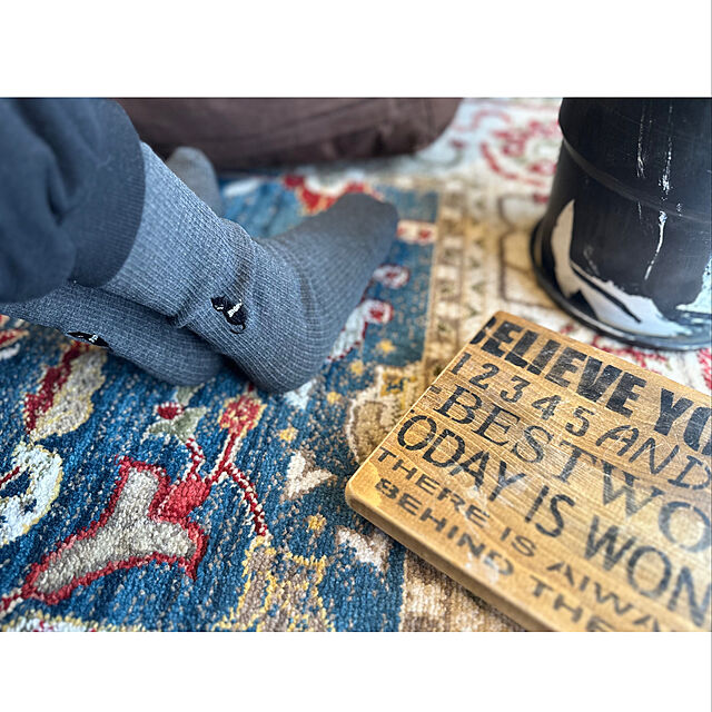 pippiのチュチュアンナ-[まるで毛布！のような暖かさ]裏起毛ねこ刺繍リブソックス16cm丈(薄手)の家具・インテリア写真