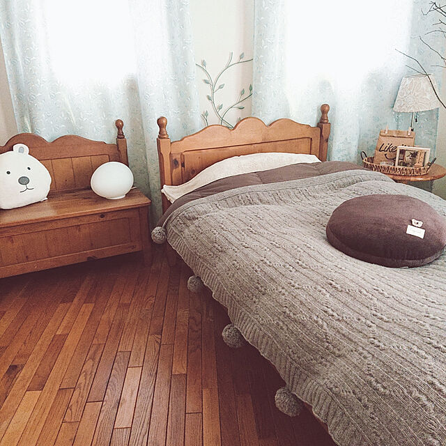 Ohigeのニトリ-クッション(ベアH マカロン) の家具・インテリア写真