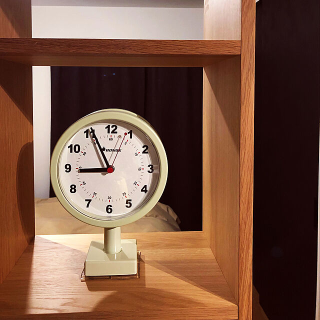 wikiのDULTON-【ママ割エントリーでポイント3倍】ダルトン ダブルフェイス クロック アイボリー ホワイト 白 両面時計 時計 掛け置き時計 壁時計 アナログ Dulton S624-659IVの家具・インテリア写真
