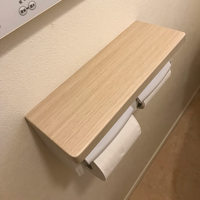木製手すりシリーズ 紙巻器 立座ラク棚付 TOTO YHB63NBR-NW1