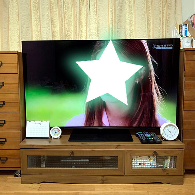 yayomamaの-パイン材のアンティーク風テレビ台の家具・インテリア写真