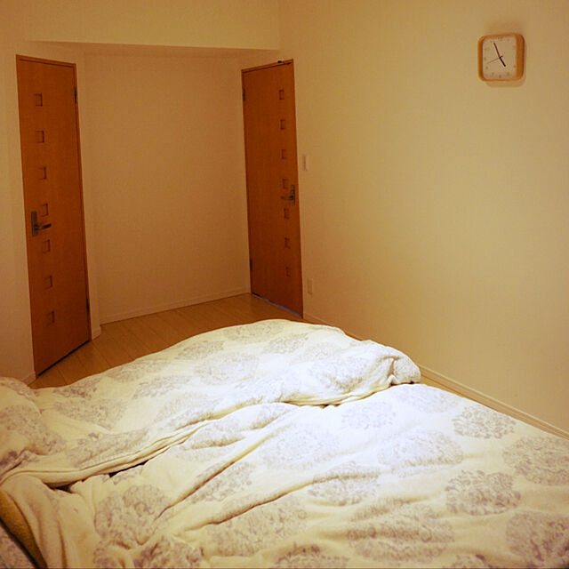 Kyokoのニトリ-掛けふとんカバー シングル(Nウォームボーテo-i GY S) の家具・インテリア写真