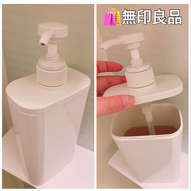 BY_Mamiの無印良品-無印良品 フタが外せるPET詰替ボトル ホワイト 良品計画の家具・インテリア写真