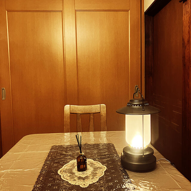 katoishuのニトリ-テーブルクロス(プレーン BR 130x170) の家具・インテリア写真