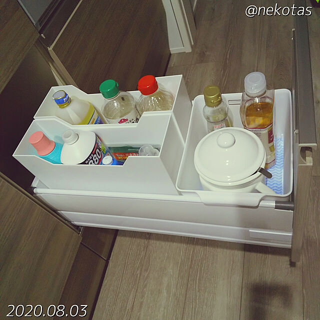 nekotasのニトリ-A4ファイルケース Nオール レギュラー(クリア) の家具・インテリア写真