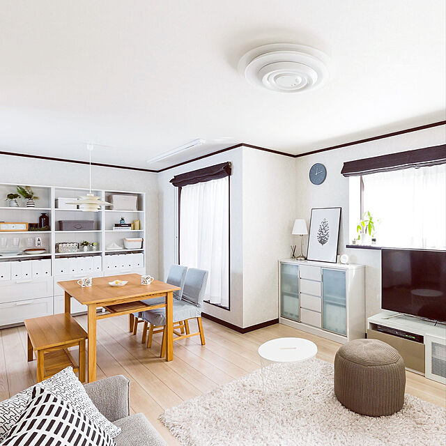 megumi_homeのイケア-IKEA イケア KVISTBRO リビングテーブル 収納付き ダークブルー n00433372の家具・インテリア写真