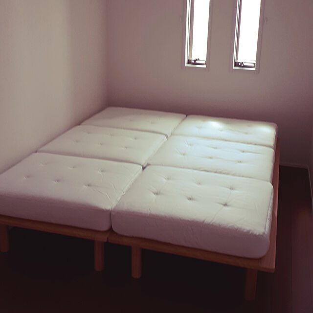 Mmmの無印良品-洗えるマットレス・固クッション・シングル カラーなしの家具・インテリア写真