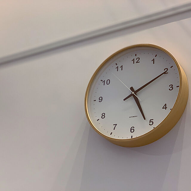 chan_tamaの加藤木工-【公式】KATOMOKU カトモク 掛け時計 plywood clock L-size ナチュラル km-33L 連続秒針 【名入れ対応品】 壁掛け時計 曲げわっぱ プレゼント ギフト 新築祝い 結婚祝い 無垢材 静か おしゃれ かわいい 北欧 インテリア ナチュラル 国内製造 壁掛け 直送の家具・インテリア写真