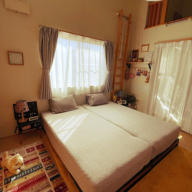wakaba223のニトリ-遮光2級・遮熱カーテン(ルーナ 100X135X2) の家具・インテリア写真