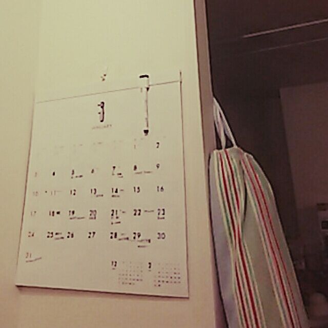 pukumomの東京糸井重里事務所-ほぼ日 ホワイトボード カレンダー 2016 フルサイズの家具・インテリア写真