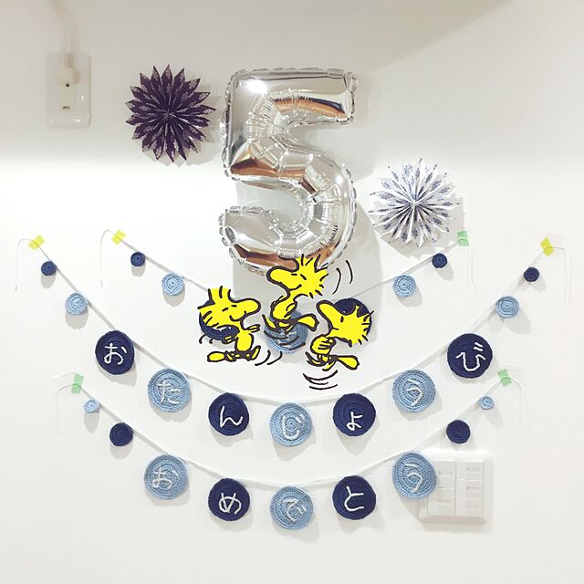 mi-coの-【メール便送料無料】40cm ナンバーバルーン HAPPY BIRTHDAY 文字 風船 誕生日 数字 バルーン パーティー 記念日 おめでとうの家具・インテリア写真