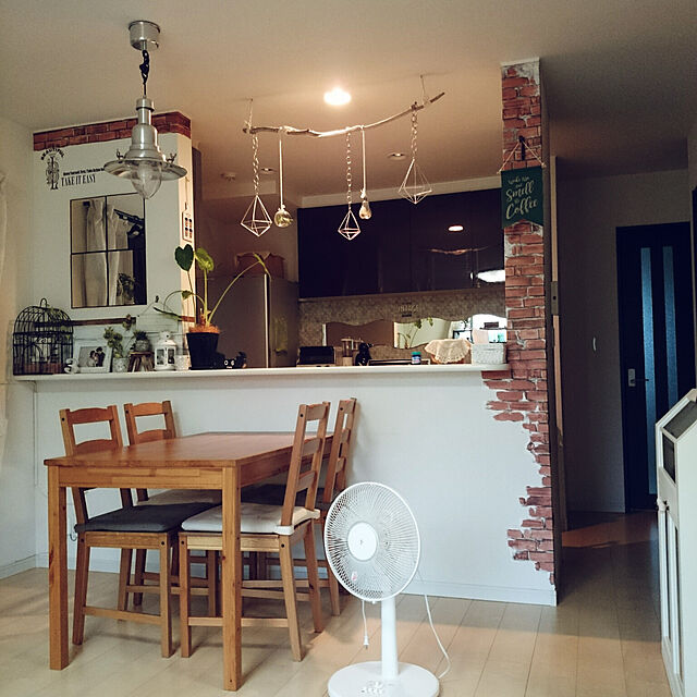 soraのイケア-【送料無料】【IKEAイケア】JOKKMOKK テーブル＆チェア4脚 アンティークステインダイニングテーブルリビングにヨックモック食卓木製の家具・インテリア写真