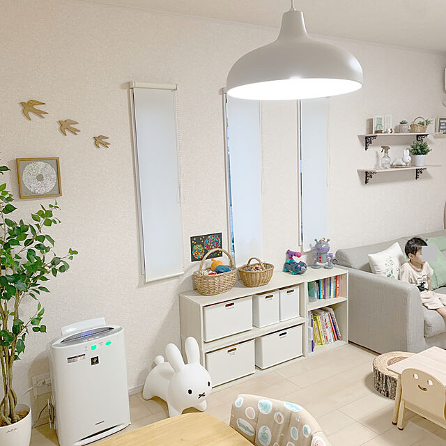 Minoriのニトリ-3人用ソファ(NポケットA3 YL-BE) の家具・インテリア写真