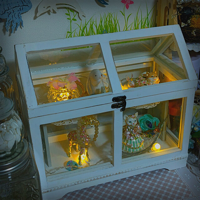 mariaの-【正規品】 柴犬のお花見 クリスタルジュエリーボックス 手作り 東京銀座PICALSの家具・インテリア写真