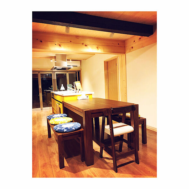 arikoの-ベルメゾン　チェアパッド　「イエロー」の家具・インテリア写真