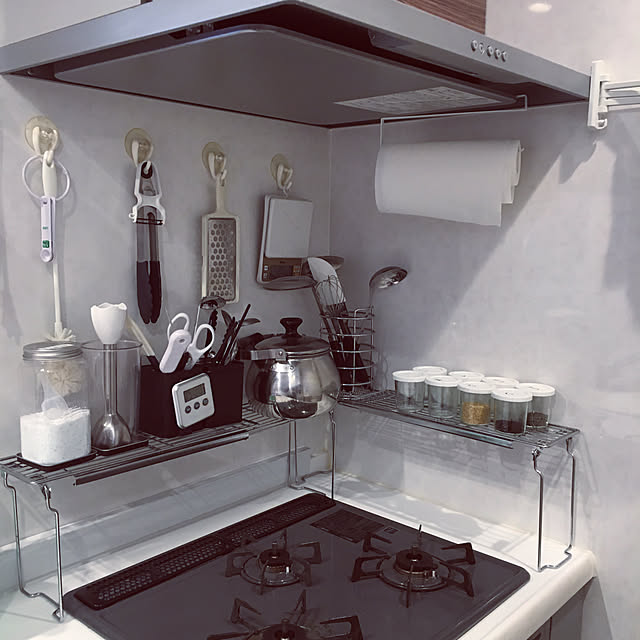 rcmatoのニトリ-折りたたみ式 キッチンラックNT 積み重ね棚(316136) の家具・インテリア写真
