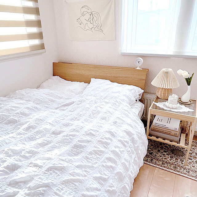 yuriのイケア-【IKEA】NESNA/ネスナ ベッドサイドテーブル36x35 cmの家具・インテリア写真
