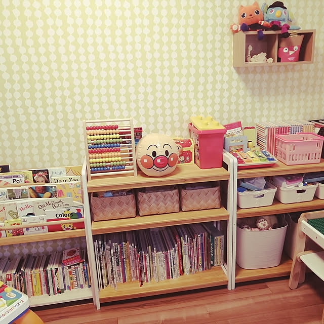 人気の オシャレな収納 こどもと暮らしおもちゃ 収納 おもちゃ収納 トイラック こどもと暮らしオリジナル Aセット 4 4 3スタイル Milk お片付けラック Linie Hanatomi Co Jp
