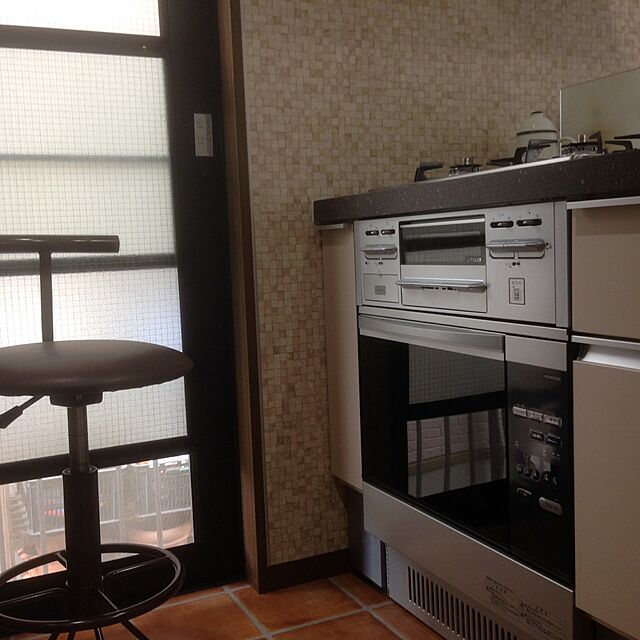 yumirilの東谷-東谷 キリク キッチンハイチェア (ダイニングチェア) ブラウン PC-105BRの家具・インテリア写真