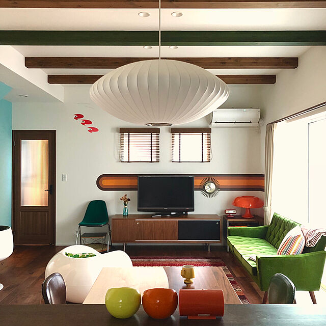 NK67の-パスティルチェア（受注商品）エーロ・アールニオロッキングチェアデザイナーズ家具の家具・インテリア写真