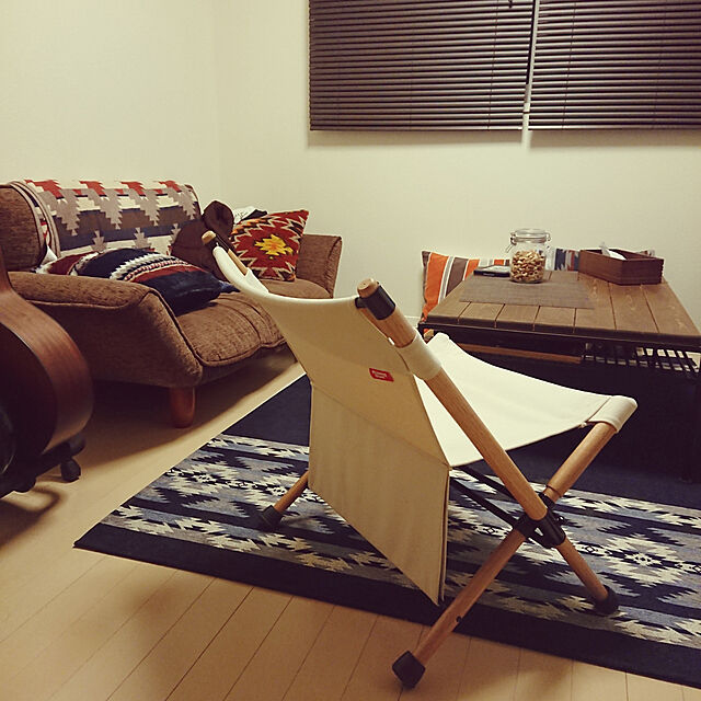 YuSHiMaの-チェア 組み立て式ローチェア Pole Low Chair ポール 椅子 オーク材 キャンバス 帆布 スチール アウトドア キャンプ 持ち運び 携帯 家具 ファニチャー Hang Out ハングアウトの家具・インテリア写真