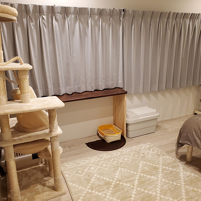 lilyの-花王 ニャンとも清潔トイレセット すいすいコンパクト 子猫用 アイボリー＆ペールオレンジの家具・インテリア写真
