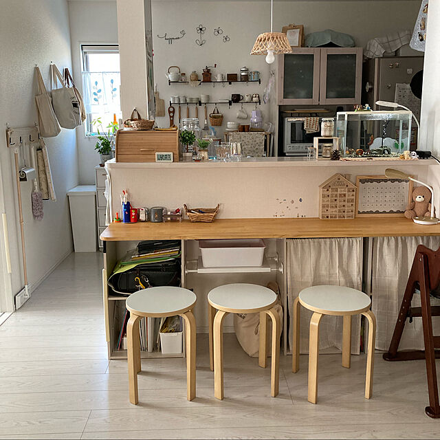 chunpinaのニトリ-LEDデスクライト PORTE(WH) の家具・インテリア写真
