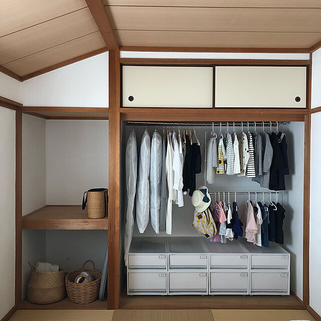 kajiの無印良品-【宅送】ＰＰ衣装ケース引出式・大の家具・インテリア写真