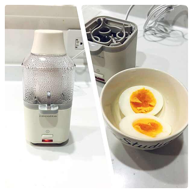 megmilkのrecolte-Egg Steamer エッグスチーマー RES-1 電気スチームクッカー/エッグクッカー/ゆで卵メーカー/ゆで卵機の家具・インテリア写真