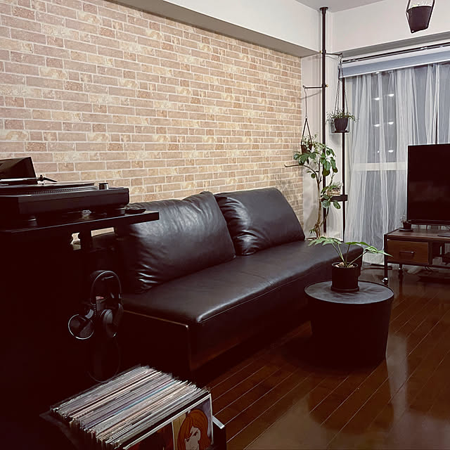 mis163の-ソファ ソファー ソファーベッド 3人掛けソファ リクライニング ファブリック レザー 合皮 シンプル モダン 幅186cm ソファベッド RAMBLE(ランブル) 4色対応の家具・インテリア写真