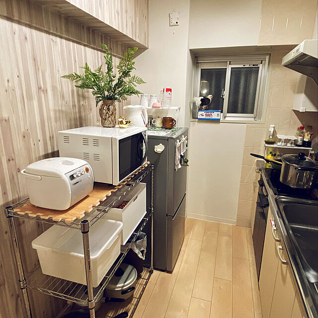 Marukoのニトリ-スチールラック CUSTOM幅115cm 2段(CR) の家具・インテリア写真