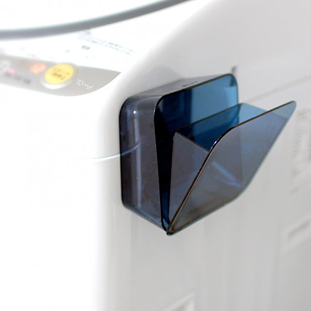 Mat_and_Rugfactoryのオカ-ゴミ箱 PLYS プリス ベイス 洗面ゴミ箱 小さい 壁 貼り付けられる マジックテープ クリア 小さめ オカの家具・インテリア写真