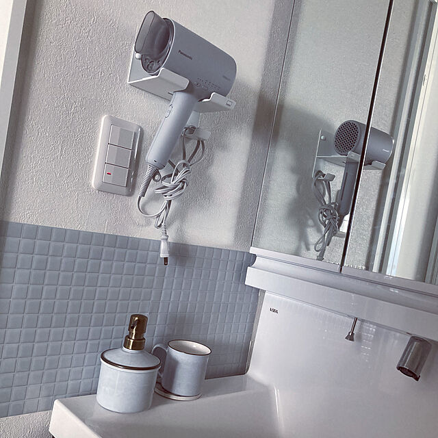 hikuidoriの-MUDDY Blanc Ring リング コップ （ 洗面用コップ 歯磨き 洗面用品 はみがきコップ 日本製 うがい デンタル用品 自立 洗面所 280ml ）の家具・インテリア写真