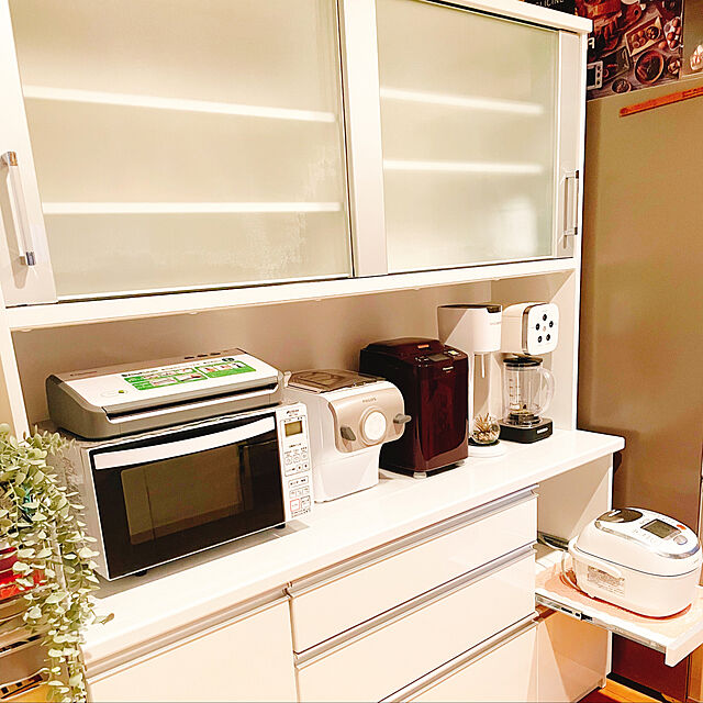 chan-chan-mickeyのニトリ-キッチンボード(マインドモイス付き160KB WH) の家具・インテリア写真