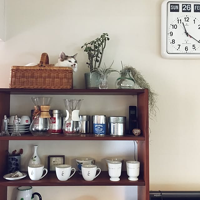 nanaのCREPHA-掛け時計 オシャレ 北欧 電波時計 シンプル モダン 壁掛け時計 パタパタ式 パタパタクロック TWEMCO トゥエンコ RC-12Aの家具・インテリア写真