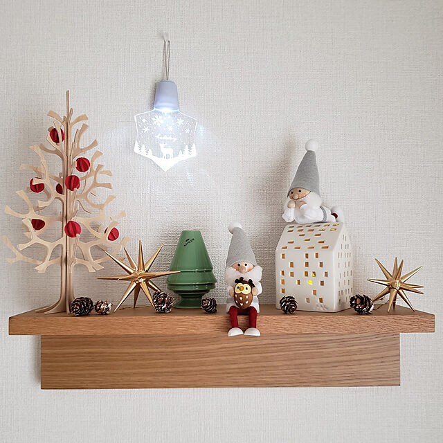 azu_homeの-クリスマス置物　北欧雑貨　エストニア NORDIKA nisse　ノルディカニッセ　Felt Series　寝転がるサンタ（赤）　NRD120648の家具・インテリア写真
