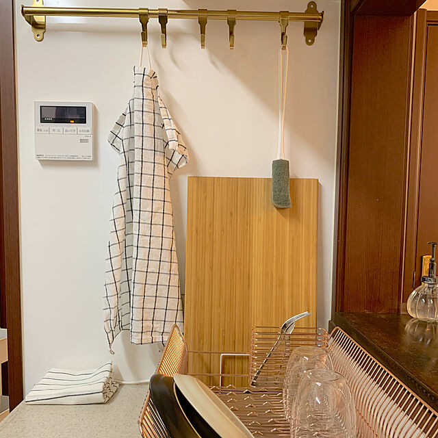 jasmineのビーワーススタイル-hanauta ハナウタ ピンクゴールド(ローズゴールド) ステンレス水切りラックの家具・インテリア写真