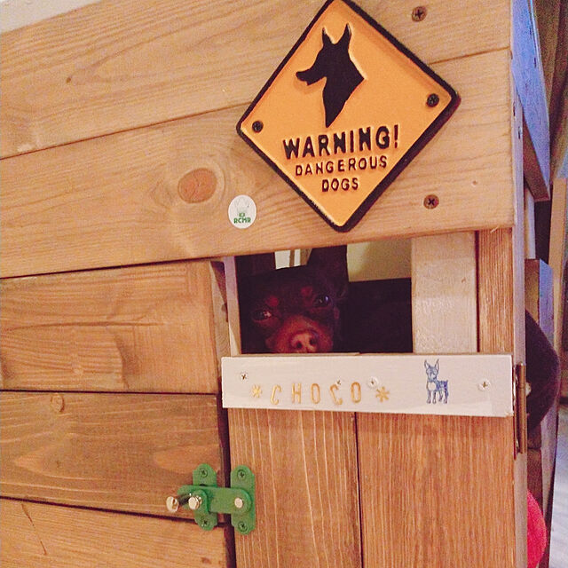 chocoのポッシュリビング-ポッシュリビング アイアンプレート　DOG W13.5 D0.5 H13.5 cm 63416 サインプレート アイアンサイン DIYの家具・インテリア写真