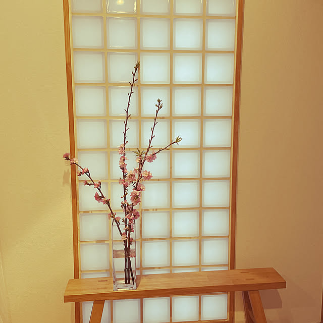 nahonのニトリ-フラワーベース タンク(30cm) 花瓶 の家具・インテリア写真