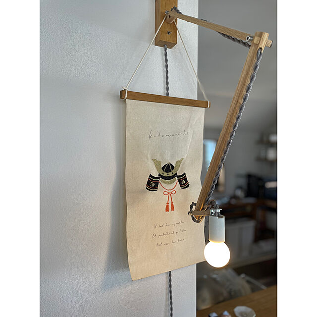 shirokumaのケー・イー・アイ-こどもの日 子供 兜 かぶと 鯉のぼり 刺繍 タペストリー 壁飾り 壁掛け 室内用 おしゃれ イラスト 節句の家具・インテリア写真