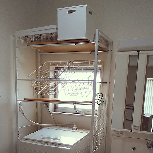 muumuuのニトリ-収納ケース Nインボックス(W) フタ クォーター用(ホワイト) の家具・インテリア写真