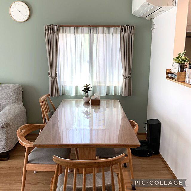 rikubo-のニトリ-ダイニングテーブル(ログ 160 NA) の家具・インテリア写真