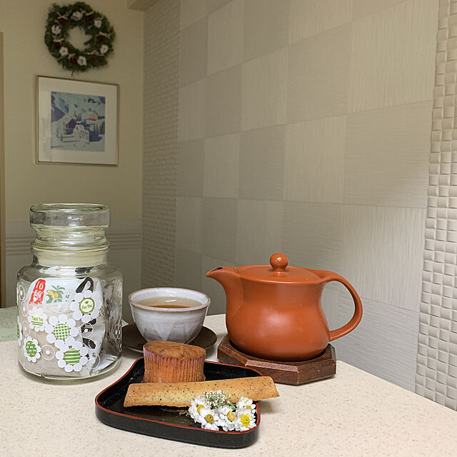 mizucchiの三鈴陶器-朱泥ウス型 ポット カゴアミ付の家具・インテリア写真