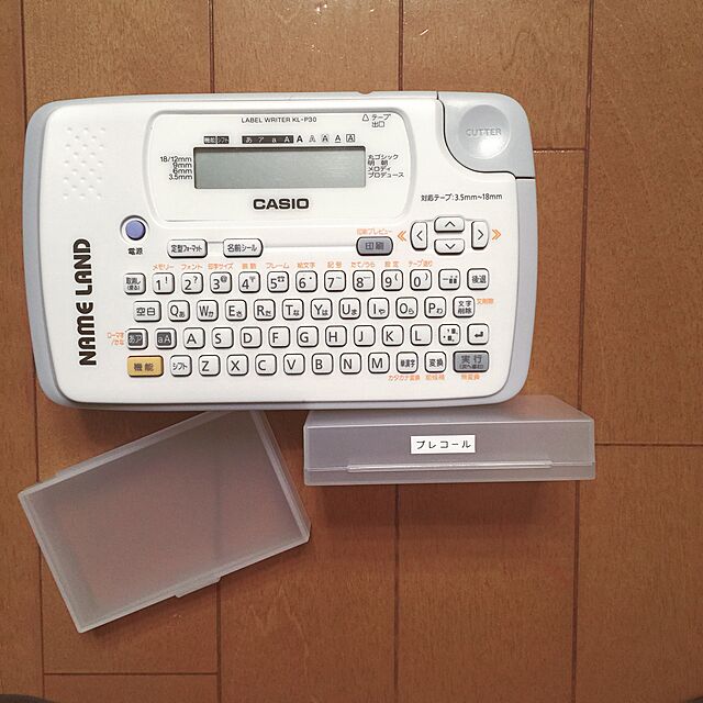 MUNKO_ayuのカシオ計算機-カシオ ラベルライター ネームランド 純正 テープ 6mm XR-6WE 白地に黒文字の家具・インテリア写真