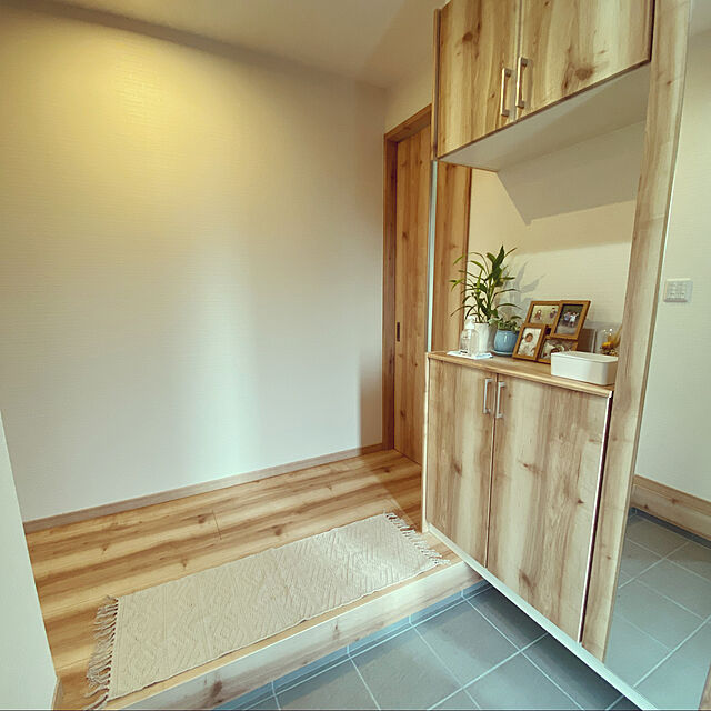 shiho-home.の-salut!(サリュ) ライフスタイル ダイヤ柄マット（120×45cm） その他の家具・インテリア写真