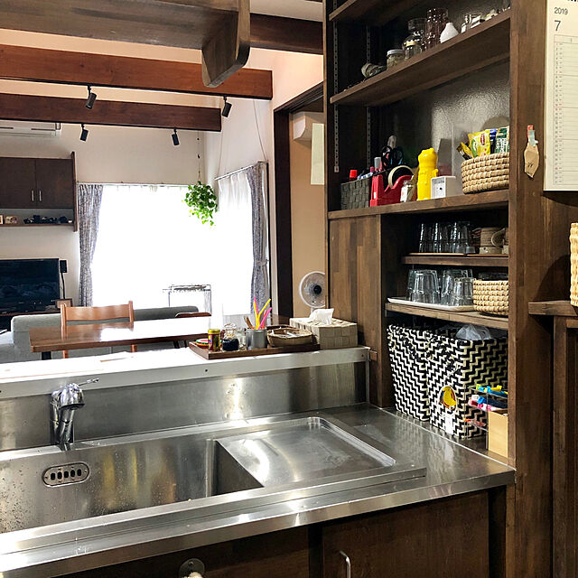mutsuのイケア-IKEA　イケア　REKO　グラス　タンブラー　6個セット　クリアガラス　レストラン　キッチンアイテム　コップ　飲食店の家具・インテリア写真