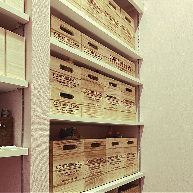 daybreakのニトリ-[幅19cm]積み重ねできる カラボサイズボックス シャック2 たて型ハーフ  【玄関先迄納品】の家具・インテリア写真